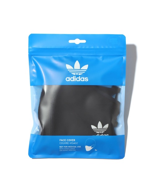adidas（アディダス）の「adidas FACE CVR ORI 3ST REF / アディダス フェイス カバー オリジナルス 3 ストライプ リフレクター（マスク・メンズ・ブラック・O/2XO）」の3枚目の写真