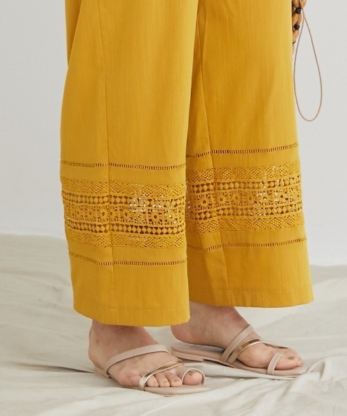 セール】裾レースパンツ（その他パンツ）｜DOUX ARCHIVES（ドゥ