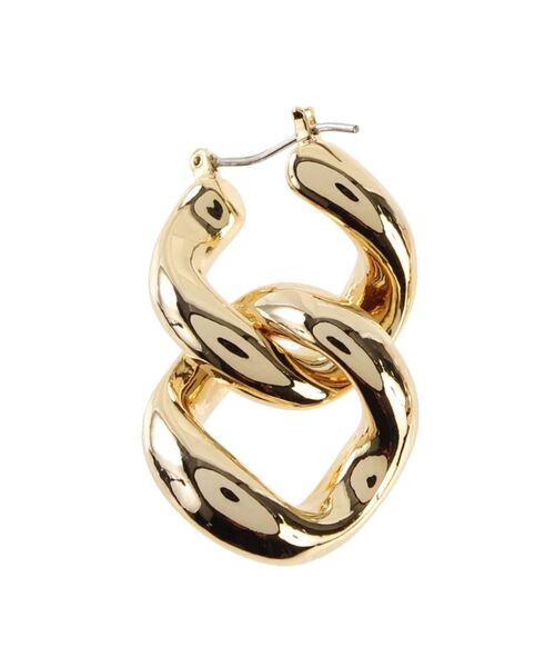 EMODA（エモダ）の「2WAYチェーンピアス（ピアス（両耳用）・レディース・シルバー/ゴールド・FREE）」の3枚目の写真