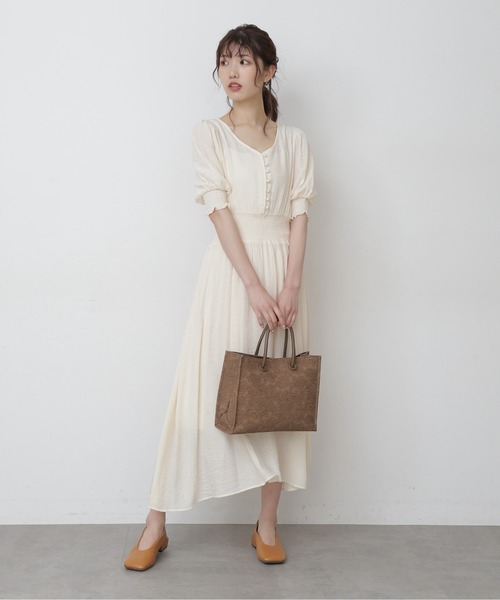 FREE'S MART（フリーズマート）の「◆エンボスペイズリーバッグ（ショルダーバッグ・レディース・ブラウン/ホワイト/ブラック/カーキ・ﾌﾘ-）」の12枚目の写真