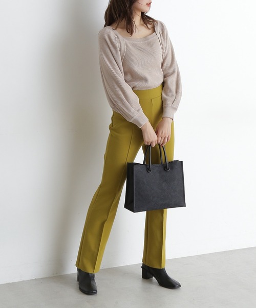 FREE'S MART（フリーズマート）の「◆エンボスペイズリーバッグ（ショルダーバッグ・レディース・ブラウン/ホワイト/ブラック/カーキ・ﾌﾘ-）」の16枚目の写真