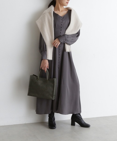 FREE'S MART（フリーズマート）の「◆エンボスペイズリーバッグ（ショルダーバッグ・レディース・ブラウン/ホワイト/ブラック/カーキ・ﾌﾘ-）」の19枚目の写真