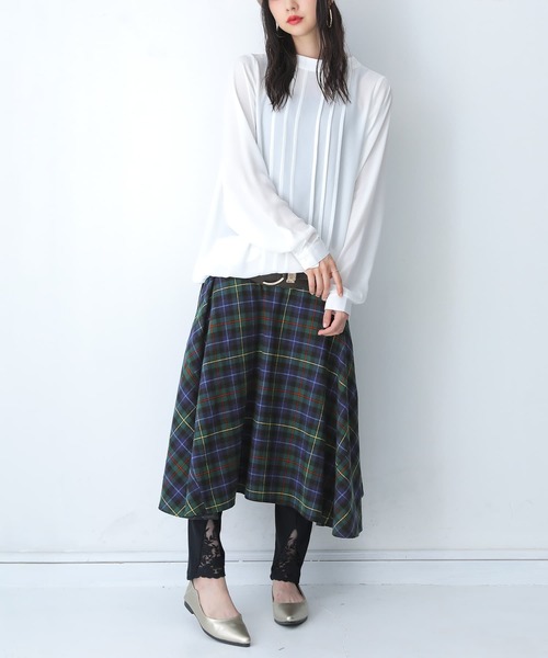 osharewalker（オシャレウォーカー）の「【廃盤】『フロントレースリブレギンス』（レギンス/スパッツ・レディース・ブラック/ライトグレー・1/2）」の12枚目の写真