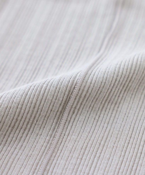 osharewalker（オシャレウォーカー）の「【廃盤】『フロントレースリブレギンス』（レギンス/スパッツ・レディース・ブラック/ライトグレー・1/2）」の3枚目の写真