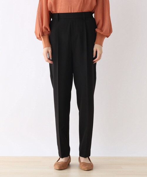 SHOO・LA・RUE(シューラルー)の「◆【S-LL/股下長め/3Dスキャン】ドライタッチテーパードパンツ(その他パンツ・レディース・ブラック/レンガ/ナチュラル/グレー系その他2・04/02/01/03)」の7枚目の写真