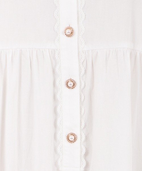 axes femme(アクシーズファム)の「サイドスリットティアードOP(ワンピース・レディース・ネイビー/ホワイト/イエロー・MEDIUM)」の13枚目の写真