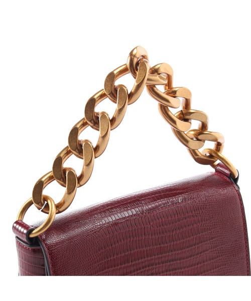 Guess（ゲス）の「TULLIA Mini Crossbody Flap（ショルダーバッグ・レディース・ボルドー・ONE SIZE）」の8枚目の写真