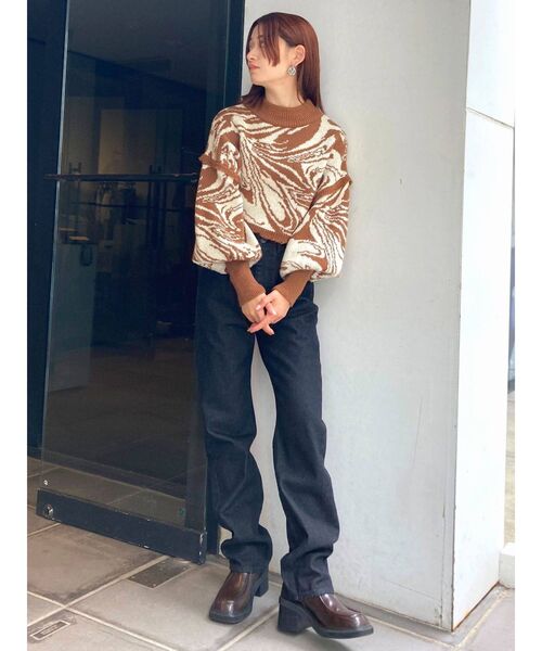 EMODA(エモダ)の「ラインショートブーツ(ブーツ・レディース・ブラック/ブラウン・SMALL/MEDIUM/LARGE)」の12枚目の写真