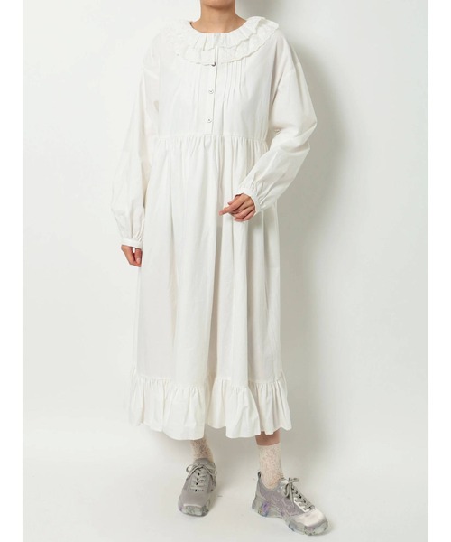 merry jenny(メリージェニー)の「Wレースカラーワンピース(ワンピース・レディース・オフホワイト/ブラック/ボルドー・FREE)」の18枚目の写真