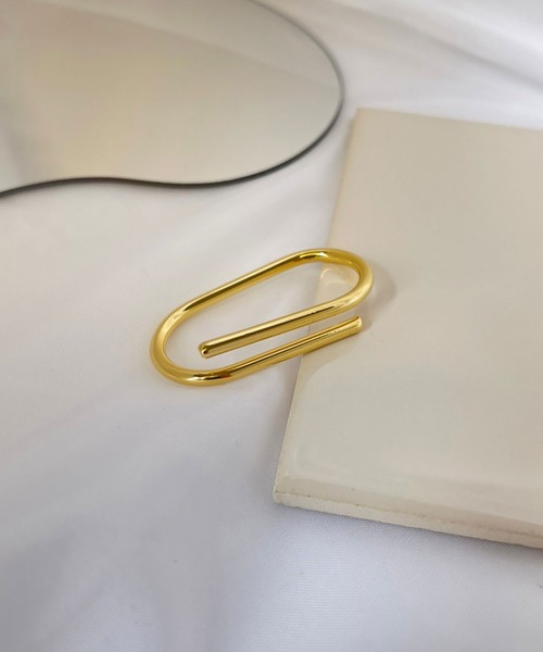 BROTHERHOOD（ブラザーフッド）の「【earyear】ダブル フィンガー リング（リング・レディース・シルバー/A/B/ゴールド/G/H/D/E/F/C・FREE）」の8枚目の写真