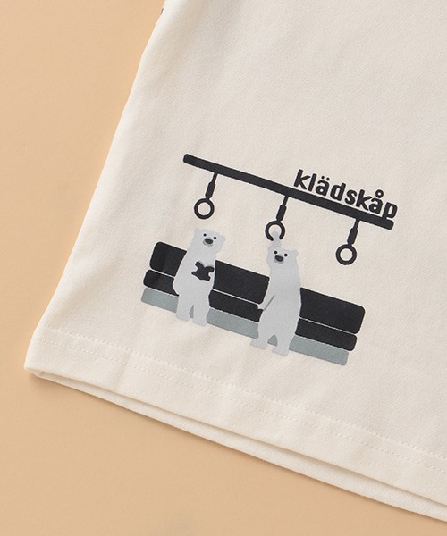 kladskap(クレードスコープ)の「電車プリント長袖Tシャツ(Tシャツ/カットソー・キッズ・ネイビー/アイボリー・90cm/120cm/110cm/80cm/130cm/100cm)」の8枚目の写真
