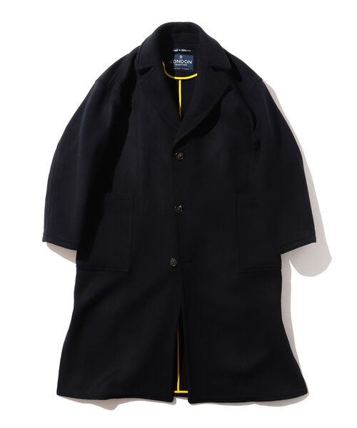 LONDON TRADITION(ロンドントラディション)の「LONDON TRADITION × BEAMS LIGHTS / 別注 ロングコート(その他アウター・メンズ・ネイビー/ブラウン系その他3・40/38)」の5枚目の写真
