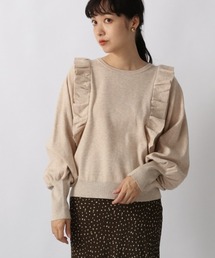 LOWRYS FARM | コンパクトフリルニット　214929(ニット/セーター)