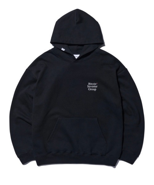 パーカー・フーディ NOMANUAL BITCOIN GROUP HOODIE BLACK NM03HD03M1BK NOMANUAL(NOMANUAL)の「【NOMANUAL】 BITCOIN GROUP HOODIE