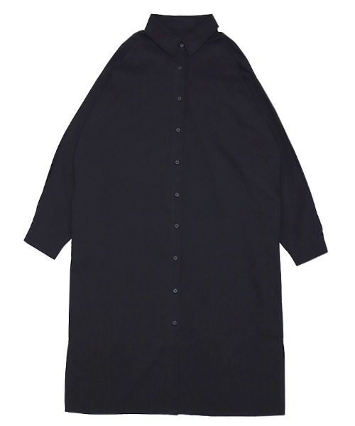 select MOCA（セレクトモカ）の「2021 AW サイドスリットロングシャツワンピース（ワンピース・レディース・ホワイト/ブラック・FREE）」の16枚目の写真