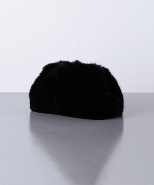 UNITED ARROWS（ユナイテッドアローズ）の「＜UNITED ARROWS＞ F/FUR クラッチバッグ RPSP（クラッチバッグ・レディース・ブラック・FREE）」の2枚目の写真