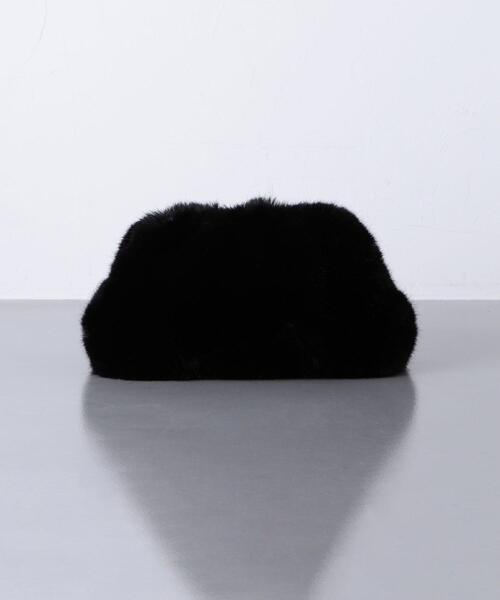 UNITED ARROWS（ユナイテッドアローズ）の「＜UNITED ARROWS＞ F/FUR クラッチバッグ RPSP（クラッチバッグ・レディース・ブラック・FREE）」の3枚目の写真