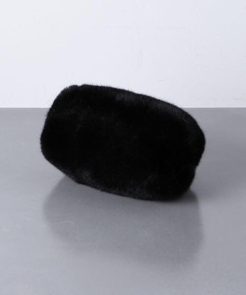 UNITED ARROWS（ユナイテッドアローズ）の「＜UNITED ARROWS＞ F/FUR クラッチバッグ RPSP（クラッチバッグ・レディース・ブラック・FREE）」の6枚目の写真