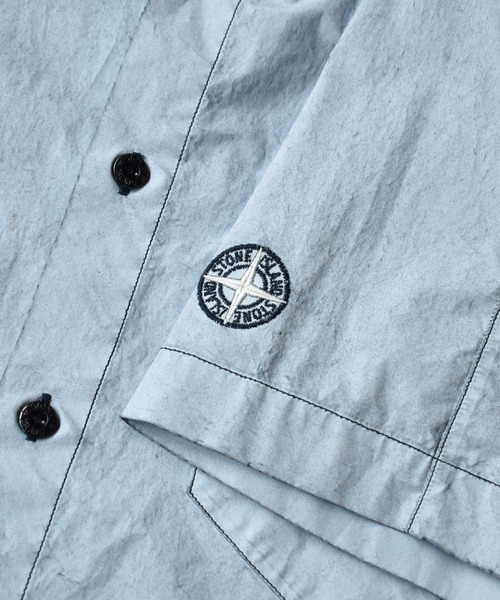 STONE ISLAND(ストーンアイランド)の「【ヴィンテージ古着】STONE ISLAND/ストーンアイランド 半袖シャツ(シャツ/ブラウス・メンズ・ブルー・LARGE)」の7枚目の写真