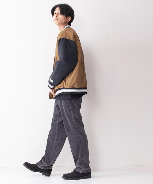 VISION STREET WEAR(ヴィジョンストリートウェア)の「【VISION STREET WEAR/ビジョンストリートウェア】カレッジ風ナイロンワッペンスタジャン 中綿仕様(スタジャン・メンズ・ブラック/グリーン/ブラウン系その他・LARGE/X-LARGE/MEDIUM)」の12枚目の写真