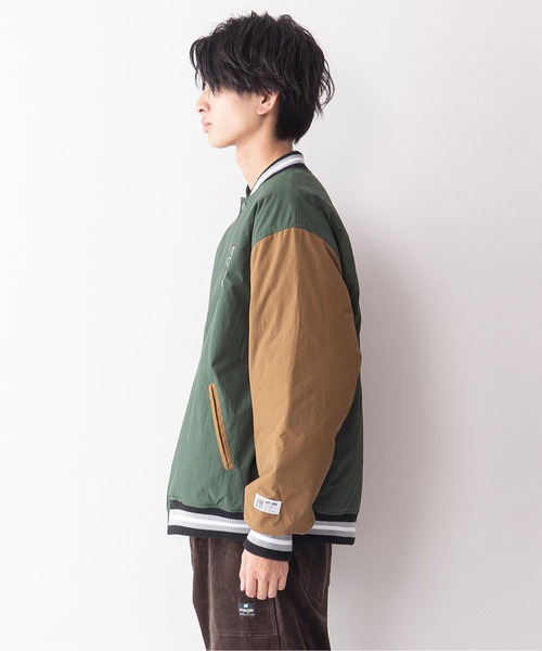 VISION STREET WEAR(ヴィジョンストリートウェア)の「【VISION STREET WEAR/ビジョンストリートウェア】カレッジ風ナイロンワッペンスタジャン 中綿仕様(スタジャン・メンズ・ブラック/グリーン/ブラウン系その他・LARGE/X-LARGE/MEDIUM)」の22枚目の写真
