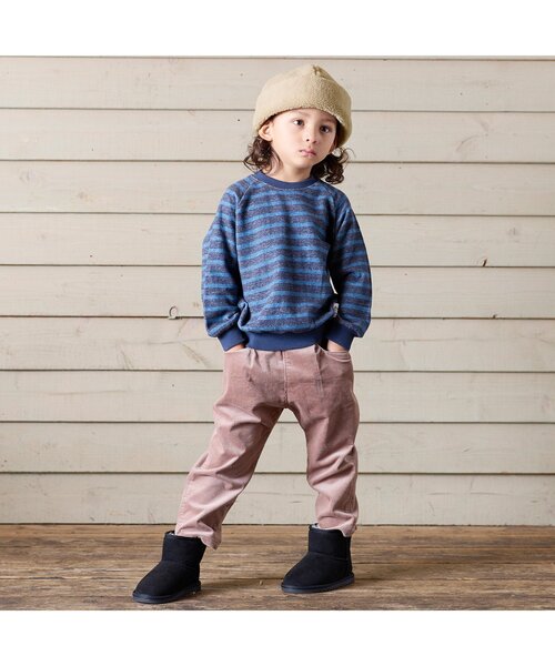 BREEZE（ブリーズ）の「ボアワッチキャップ（キャップ・キッズ・ベージュ/ブラック・52/54/56/50）」の3枚目の写真