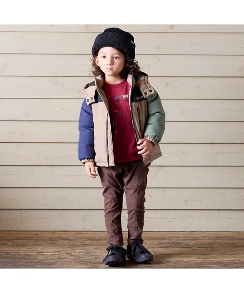 BREEZE（ブリーズ）の「ボアワッチキャップ（キャップ・キッズ・ベージュ/ブラック・52/54/56/50）」の6枚目の写真