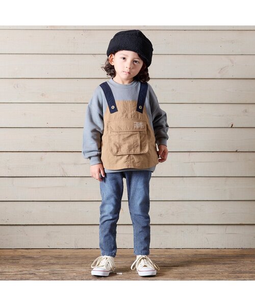 BREEZE（ブリーズ）の「ボアワッチキャップ（キャップ・キッズ・ベージュ/ブラック・52/54/56/50）」の7枚目の写真