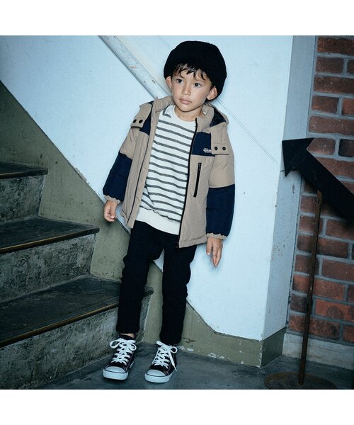 BREEZE（ブリーズ）の「ボアワッチキャップ（キャップ・キッズ・ベージュ/ブラック・52/54/56/50）」の9枚目の写真