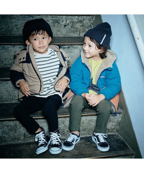 BREEZE（ブリーズ）の「ボアワッチキャップ（キャップ・キッズ・ベージュ/ブラック・52/54/56/50）」の11枚目の写真