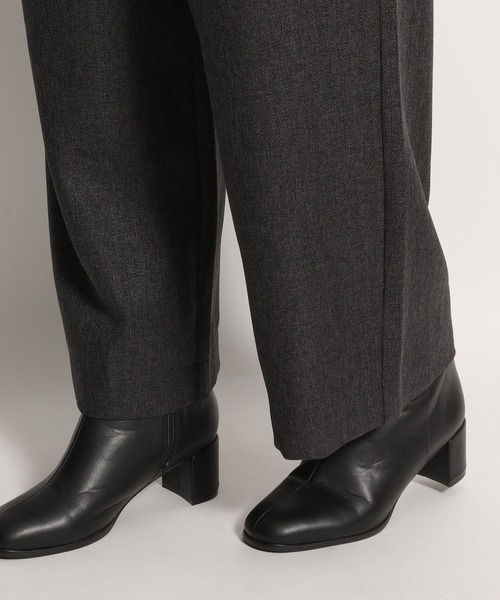 niko and...（ニコアンド）の「ウールライクワイドサロペット（サロペット/オーバーオール・レディース・ベージュ/ブラウン/チャコール・MEDIUM/LARGE）」の11枚目の写真