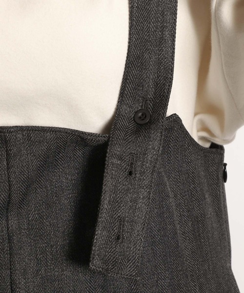 niko and（ニコアンド）の「ウールライクワイドサロペット