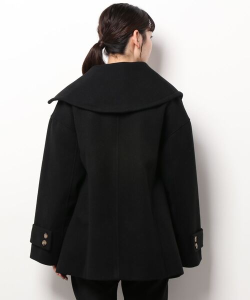 ENVYM（アンビー）の「ビックカラーダブルＣＴ（その他アウター・レディース・ブラウン/アイボリー/ブラック・FREE）」の6枚目の写真