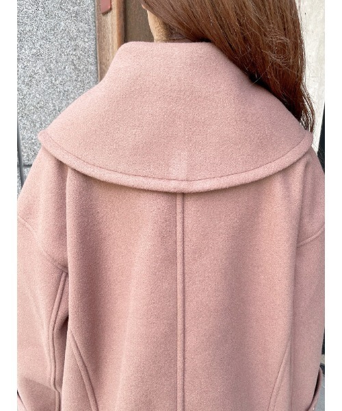 ENVYM（アンビー）の「ビックカラーダブルＣＴ（その他アウター・レディース・ブラウン/アイボリー/ブラック・FREE）」の19枚目の写真