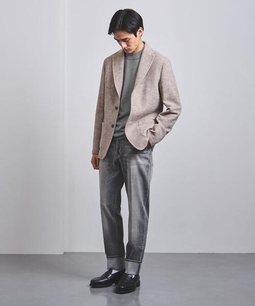 T-JACKET(ティージャケット)の「<T-JACKET (ティー ジャケット) > ソフトウール 2B ジャケット(テーラードジャケット・メンズ・グレー・S/M/L)」の4枚目の写真
