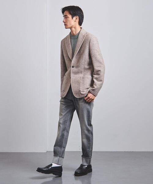 T-JACKET(ティージャケット)の「<T-JACKET (ティー ジャケット) > ソフトウール 2B ジャケット(テーラードジャケット・メンズ・グレー・S/M/L)」の7枚目の写真