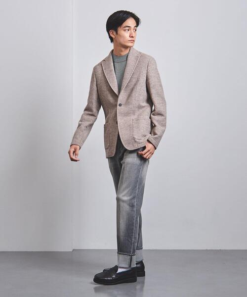 T-JACKET(ティージャケット)の「<T-JACKET (ティー ジャケット) > ソフトウール 2B ジャケット(テーラードジャケット・メンズ・グレー・S/M/L)」の8枚目の写真