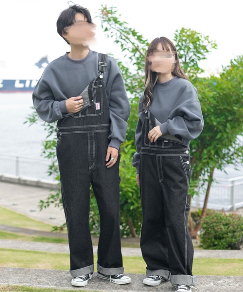 PairPair(ペアペア)の「裏起毛リブ付きプルオーバー(ユニセックス)(スウェット・レディース・オートミール/グレイッシュブルー・MEDIUM/LARGE)」の14枚目の写真