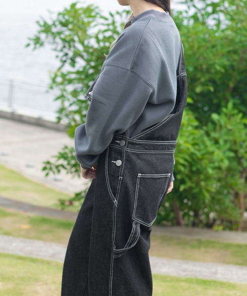 PairPair(ペアペア)の「裏起毛リブ付きプルオーバー(ユニセックス)(スウェット・レディース・オートミール/グレイッシュブルー・MEDIUM/LARGE)」の17枚目の写真