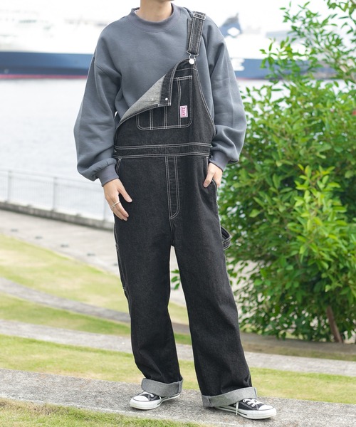 PairPair(ペアペア)の「裏起毛リブ付きプルオーバー(ユニセックス)(スウェット・レディース・オートミール/グレイッシュブルー・MEDIUM/LARGE)」の11枚目の写真