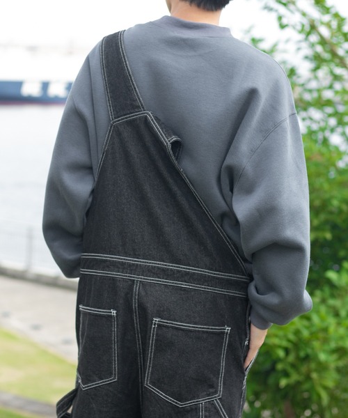 PairPair(ペアペア)の「裏起毛リブ付きプルオーバー(ユニセックス)(スウェット・レディース・オートミール/グレイッシュブルー・MEDIUM/LARGE)」の15枚目の写真