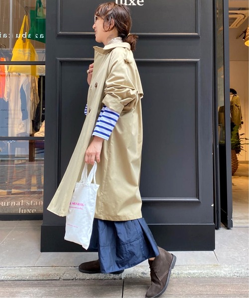 JOURNAL STANDARD LUXE（ジャーナルスタンダード　ラックス）の「【TICCA/ティッカ】 トレンチコート（トレンチコート・レディース・ベージュ・FREE）」の3枚目の写真