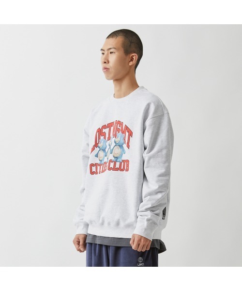 [ LMC ] ★ 韓国大人気 ★LMC BEAR ATHLETIC SWEATSHIRT LMC LMC BEAR ATHLETIC SWEATSHIRT black | International Store