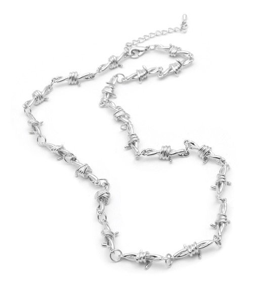 Figments（フィグメンツ）の「ワイヤーネックレス（ネックレス・レディース・シルバー・FREE）」の5枚目の写真