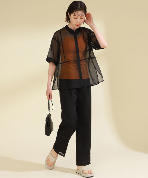 Ray BEAMS(レイビームス)の「MOHI / 厚底 トング サンダル(その他シューズ・レディース・ブラック/オフホワイト・38/39/35/36/37)」の4枚目の写真