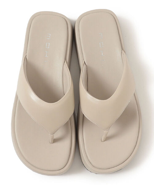 Ray BEAMS(レイビームス)の「MOHI / 厚底 トング サンダル(その他シューズ・レディース・ブラック/オフホワイト・38/39/35/36/37)」の13枚目の写真