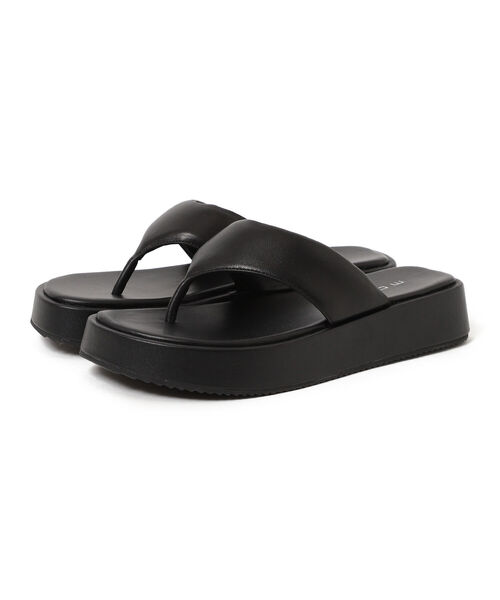 Ray BEAMS(レイビームス)の「MOHI / 厚底 トング サンダル(その他シューズ・レディース・ブラック/オフホワイト・38/39/35/36/37)」の14枚目の写真