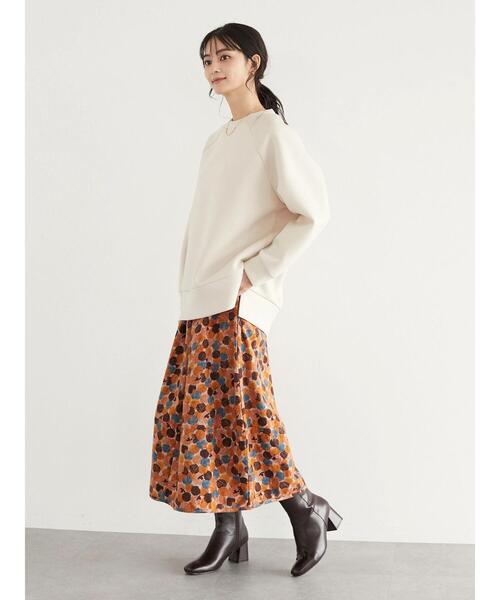 CRAFT STANDARD BOUTIQUE（クラフトスタンダードブティック）の「ライトダンボールプルオーバー　＊（スウェット・レディース・チャコールグレー/ピンク/ライトベージュ/ダークブラウン/グリーン・FREE）」の11枚目の写真