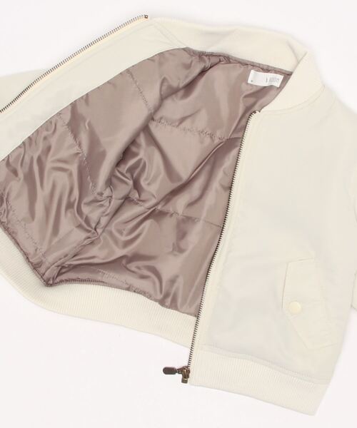 b・ROOM（ビールーム）の「MA-1（MA-1・キッズ・アイボリー/カーキ/ブラック・90cm/100cm/110cm/120cm/130cm）」の5枚目の写真