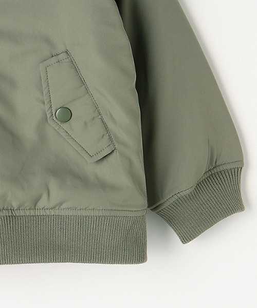 b・ROOM（ビールーム）の「MA-1（MA-1・キッズ・アイボリー/カーキ/ブラック・90cm/100cm/110cm/120cm/130cm）」の12枚目の写真